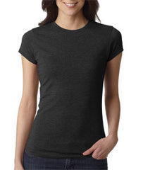6000L Next Level Ladies' Poly/Cotton Tee Black