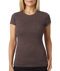 6000L Next Level Ladies' Poly/Cotton Tee Espresso