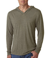 6021 Next Level Tri-Blend Long-Sleeve Hoody Venetian Grey