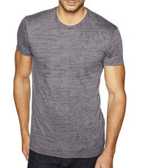 6110 Next Level Men's Burnout Crew Dark Grey