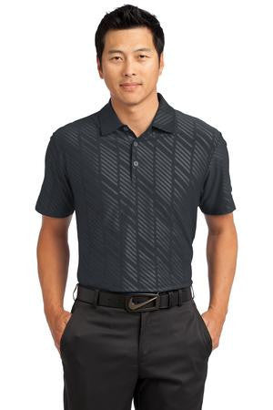 Nike Golf Dri-FIT Embossed Polo. 632412 Black