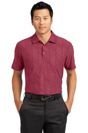 Nike Golf Dri-FIT Embossed Polo. 632412 Team red