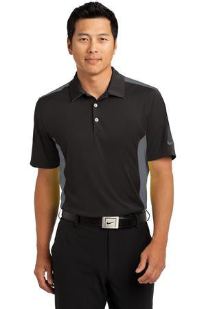 Nike Golf Dri-FIT Engineered Mesh Polo. 632418 Black/ Dark Grey