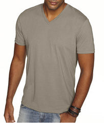 6440 Next Level Men's Premium Sueded V shirt Warm Grey