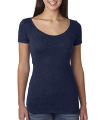 6730 Next Level Tri-Blend Scoop Tee Vintage Navy