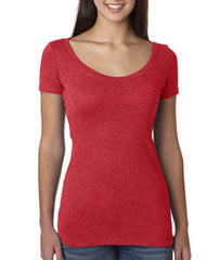 6730 Next Level Tri-Blend Scoop Tee Vintage Red
