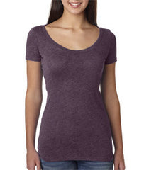 6730 Next Level Tri-Blend Scoop Tee Vintage Purple