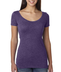 6730 Next Level Tri-Blend Scoop Tee Purple Rush