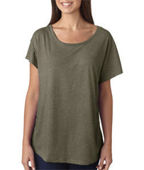 6760 Next Level Tri-Blend Dolman Venetian Grey