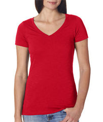 6840 Next Level The Slub Cross-Over V Red