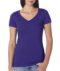 6840 Next Level The Slub Cross-Over V Purple Rush