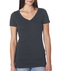 6840 Next Level The Slub Cross-Over V Dark Grey