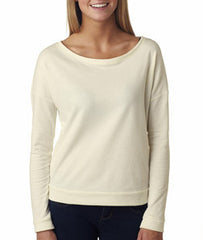 6931 Next Level The Terry Long-Sleeve Scoop Tee Ivory