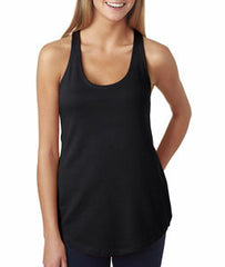 6933 Next Level The Racerback Terry Tank Black
