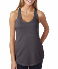 6933 Next Level The Racerback Terry Tank Dark Grey