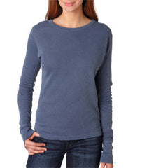 7015 Chouinard Ladies' Long-Sleeve Micro Thermal Blue Jean Pgmdye