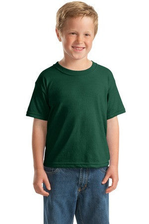Gildan - Youth DryBlend 50 Cotton/50 Poly T-Shirt.  8000B Forest