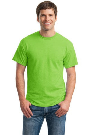 Gildan - DryBlend 50 Cotton/50 Poly T-Shirt. 8000 Lime