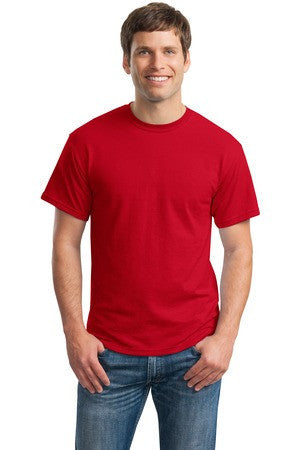 Gildan - DryBlend 50 Cotton/50 Poly T-Shirt. 8000 Red