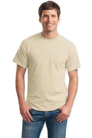 Gildan - DryBlend 50 Cotton/50 Poly T-Shirt. 8000 Sand