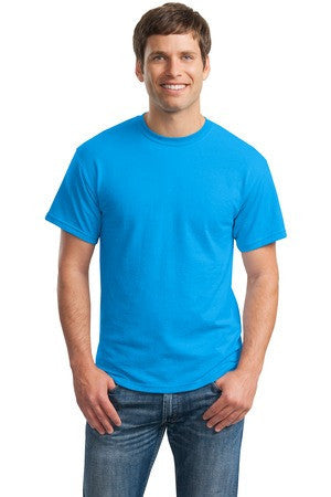 Gildan - DryBlend 50 Cotton/50 Poly T-Shirt. 8000 Sapphire