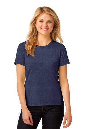 Anvil Ladies 100% Ring Spun Cotton T-Shirt. 880 Heather Blue