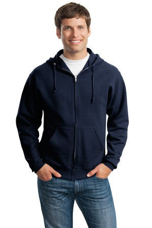 JERZEES - NuBlend Full-Zip Hooded Sweatshirt.  993M Navy