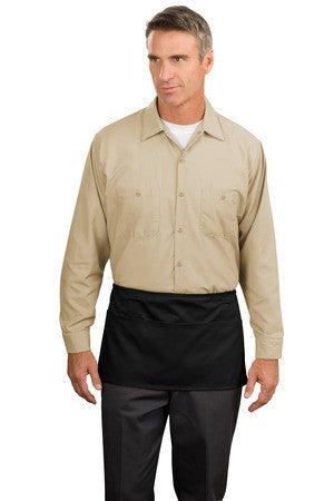 Port Authority Waist Apron with Pockets.  A515 Black