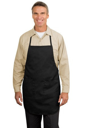 Port Authority Full Length Apron.  A520 Black