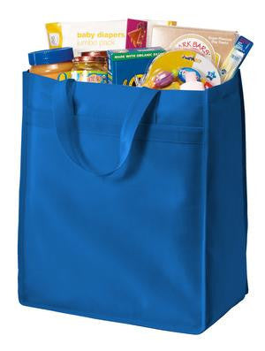 Port & Company Standard Polypropylene Grocery Tote. B159 Royal