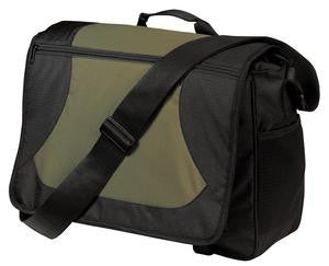 Port Authority Midcity Messenger.  BG78 Olive/black