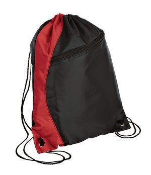 Port & Company -  Colorblock Cinch Pack. BG80 Red/black