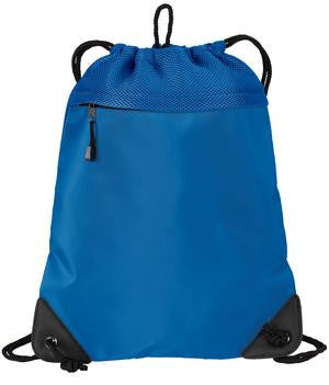 Port Authority - Cinch Pack with Mesh Trim.  BG810 Snorkel blue