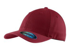 Port Authority Flexfit Garment Washed Cap. C809 Caldera red