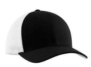 Port Authority Flexfit Mesh Back Cap. C812 Black/white