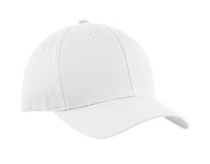 Port Authority Flexfit Cotton Twill Cap. C813 White