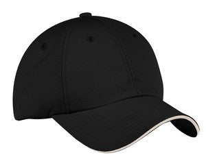 Port Authority Dry Zone Cap.  C838 Black/ stone