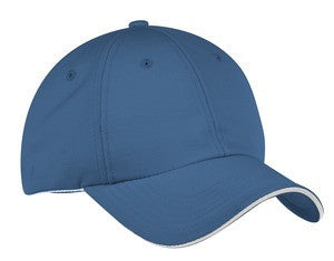 Port Authority Dry Zone Cap.  C838 Denim/ white