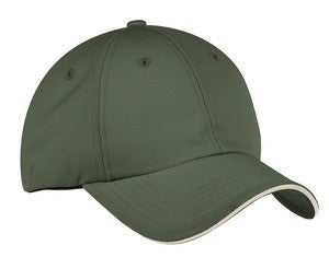Port Authority Dry Zone Cap.  C838 Olive/ stone