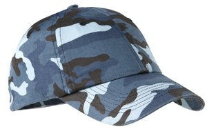Port Authority Camouflage Cap.  C851 Navy camo