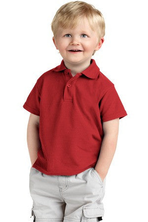 Precious Cargo - Silk Touch Toddler Polo.  CAR500 Red