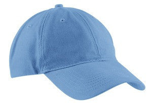 Port & Company - Brushed Twill Low Profile Cap.  CP77 Carolina blue