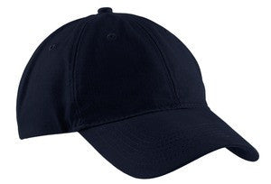 Port & Company - Brushed Twill Low Profile Cap.  CP77 Navy
