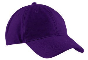 Port & Company - Brushed Twill Low Profile Cap.  CP77 Purple