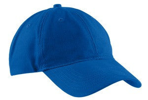 Port & Company - Brushed Twill Low Profile Cap.  CP77 Royal