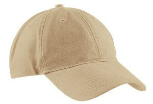 Port & Company - Brushed Twill Low Profile Cap.  CP77 Stone