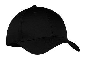 Port & Company - Six-Panel Twill Cap.  CP80 Black