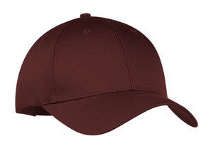 Port & Company - Six-Panel Twill Cap.  CP80 Maroon