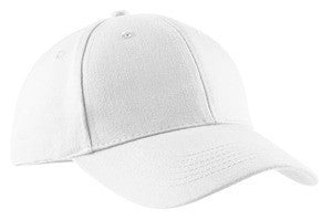 Port & Company - Brushed Twill Cap.  CP82 White