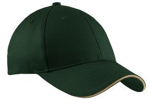 Port & Company - Sandwich Bill Cap.  CP85 Hunter/khaki